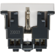 Розетка электрическая 2К+З (белая) без шторок  200001  SPL