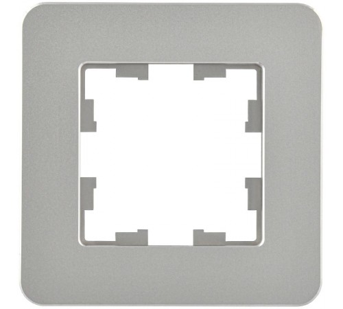 BRITE Рамка 1-ая РУ-1-1-Бр металл алюминий RE  BR-M12-M-01-K47  IEK