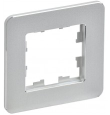 BRITE Рамка 1-ая РУ-1-1-Бр металл алюминий RE  BR-M12-M-01-K47  IEK