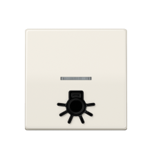 Клавиша с окошком для подсветки и символом "свет"; слоновая кость AS591L1KO5 Jung