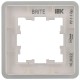 BRITE Рамка 1-ая РУ-1-1-Бр металл алюминий RE  BR-M12-M-01-K47  IEK