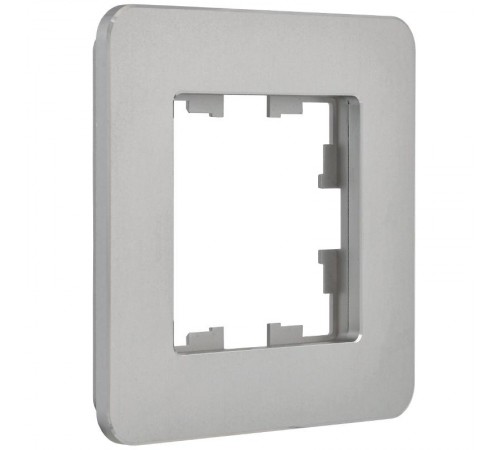 BRITE Рамка 1-ая РУ-1-1-Бр металл алюминий RE  BR-M12-M-01-K47  IEK