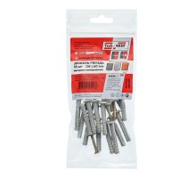 Дюбель-гвоздь 6х40 гриб. манжета (полипропилен) (16 шт) - пакет ( 0,06 кг)  102945  Tech-KREP