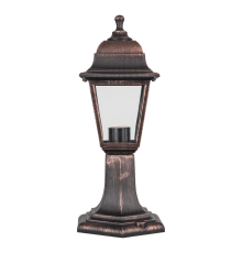 Светильник садово-парковый NOF-PG31-003-IP44-E27 ( 4 грани черный под медь)  80470   Navigator