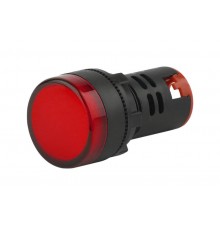 Лампа AD22DS(LED)матрица d22мм красный 24В AC/DC (10/1000/12000)  Б0045607  ЭРА