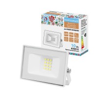 Прожектор СДО-05-010 10 Вт, 800 лм, 6500 К, 220-240 В, IP65, белый, Народный  SQ0336-0308  TDM