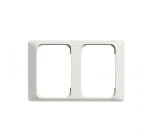 Рамка 2-постовая для DoubleSchuko, 100мм серия Jussi, белая  2522-100   2TKA000817G1  ABB