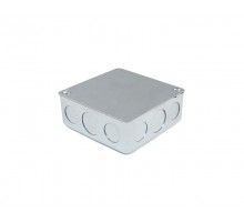 Коробка стальная с предвырубленными отверстиями 100х100х40 IP30  пустая  zeta30349  Гофроматик