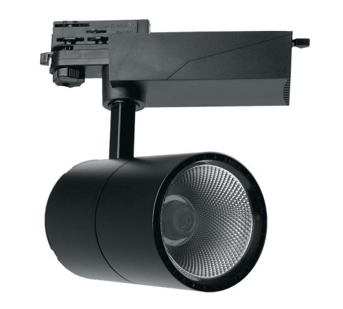 Светильник трековый светодиодный на шинопровод 30W, 2700 Lm, 4000К, 35 градусов, черный, 3х фазный, AL103 со встроенным драйвером  41602  FERON