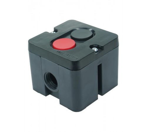 ПКЕ 712 У3, 10А, 660В, чёрный и красный цилиндр, накладной, IP40, пост управления (ЭТ)  ET523351  Электротехник