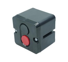 ПКЕ 712 У3, 10А, 660В, чёрный и красный цилиндр, накладной, IP40, пост управления (ЭТ)  ET523351  Электротехник