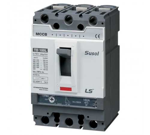 Автоматический выключатель TD100H (85kA) FTU 16A 3P3T  102001000  Lsis