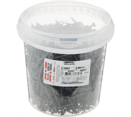 Саморез ШСГД 3,8х35 (1000 шт) - ведро ( 1,628 кг)  100079  Tech-KREP