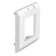 Рамка одинарная с полем д/маркировки 86x86 мм (белый) (ADR-45 1 RW)  6258034  OBO Bettermann