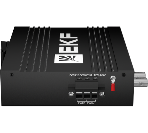 Медиаконвертер 10/100/1000Base-TX в 1000Base-X, разъем ST, двойное одномодовое оптоволокно, 1550нм TSX TSX-MC1-1GX1GT-STEKF