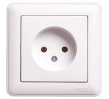 W59 Белый Розетка без заземления без шторок, 16А (в сборе)  RS16-153-18  SE