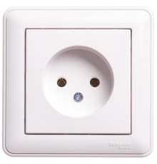 W59 Белый Розетка без заземления без шторок, 16А (в сборе)  RS16-153-18  SE