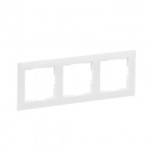 SUNO Рамка декоративная универсальная 3-постовая Цвет "Белый"  721503  Legrand