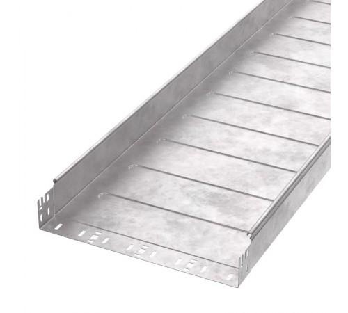 Лоток неперфорированный Профи HDZ 400х80x3000 (1,0 мм) (6 м/уп)  PR16.13840  Промрукав