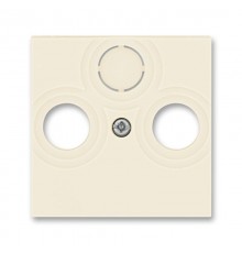 ABB Levit Слоновая кость / белый Накладка для розеток TV-R / TV-R-SAT Слоновая кость  5011H-A00300 17  2CHH080300A4017  ABB