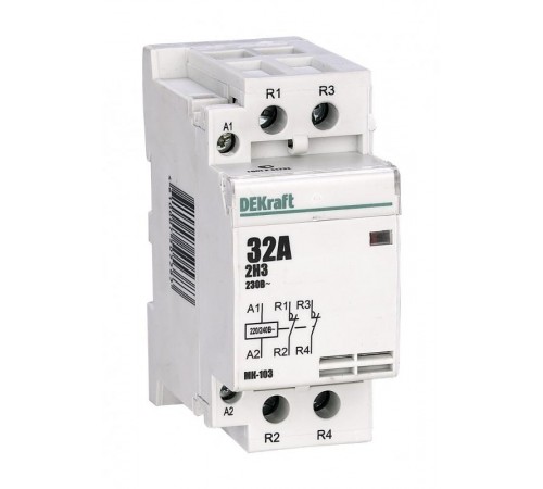 Контактор модульный 2НЗ 32А 230В МК-103  18073DEK  DEKraft