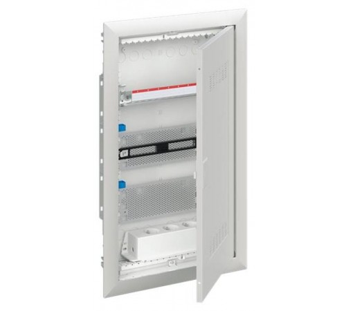 Шкаф мультимедийный с дверью с радиопрозрачной вставкой UK636MW (3 ряда)  2CPX031387R9999  ABB