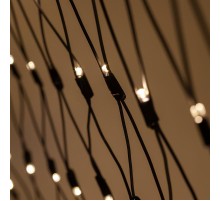 Светодиодная новогодняя гирлянда ERAPS-SK3 сеть 1,5x2 м теплый белый свет 150 LED  Б0051895  ЭРА