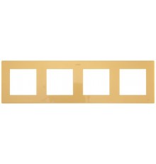 Simon 24 Золото Рамка 4-ая  2400640-066  Simon