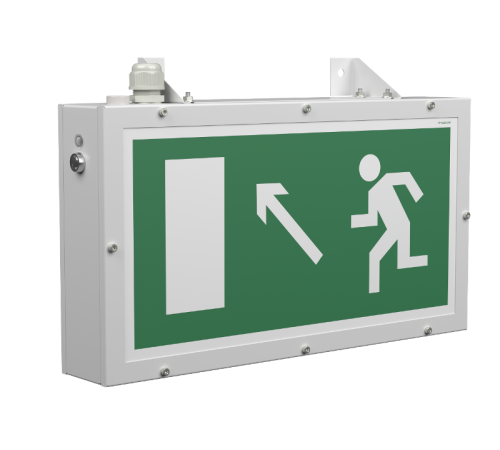 Световой указатель аварийного освещения светодиодный BS-FLAGMAN-51-S1-INEXI2 10,5Вт 1ч IP65 универсальный накладной  a16720  Белый свет