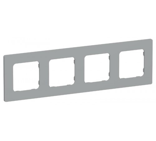 FLITE Classic Рамка 4-ая РУ-4-К-ФлС серый  FI-M42-32-20-K03  IEK