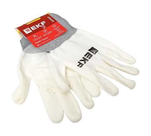 Перчатки рабочие PROFI Touch для чистовых работ (15 класс, 8 размер)  pe15pm-8-exp  EKF