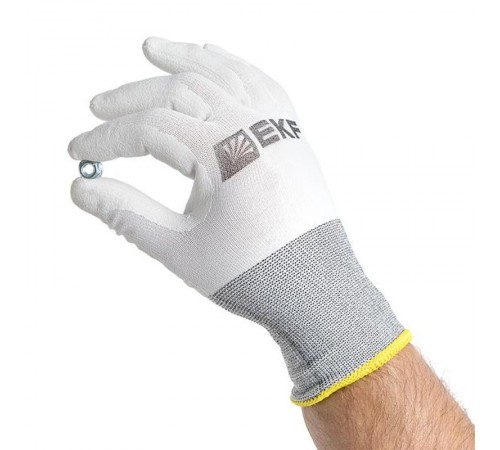 Перчатки рабочие PROFI Touch для чистовых работ (15 класс, 8 размер)  pe15pm-8-exp  EKF