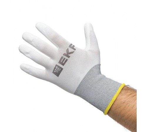 Перчатки рабочие PROFI Touch для чистовых работ (15 класс, 8 размер)  pe15pm-8-exp  EKF