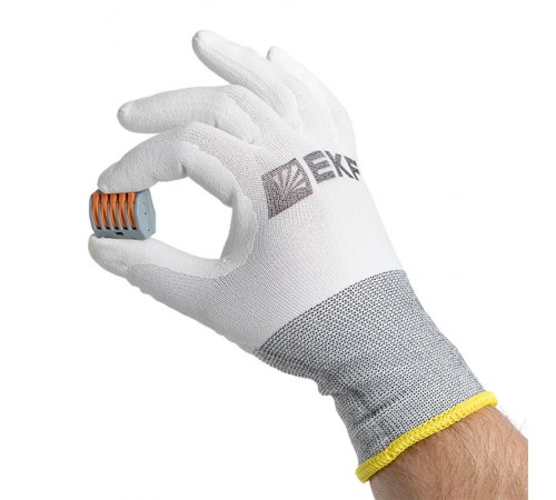Перчатки рабочие PROFI Touch для чистовых работ (15 класс, 8 размер)  pe15pm-8-exp  EKF