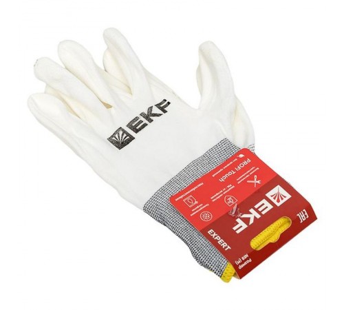 Перчатки рабочие PROFI Touch для чистовых работ (15 класс, 8 размер)  pe15pm-8-exp  EKF
