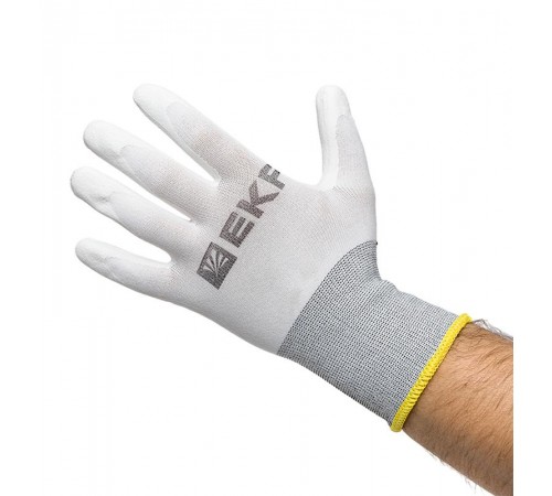 Перчатки рабочие PROFI Touch для чистовых работ (15 класс, 8 размер)  pe15pm-8-exp  EKF