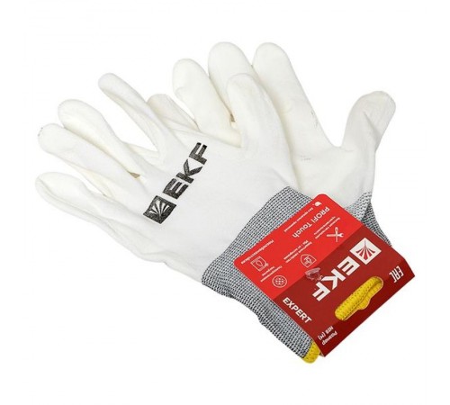 Перчатки рабочие PROFI Touch для чистовых работ (15 класс, 8 размер)  pe15pm-8-exp  EKF