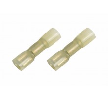 Клемма плоская полностью изолированная термоусаживаемая гнездо 6.6 мм 4-6 мм (РПи-м-т 6.0-(6.3) желтый  08-0654  REXANT