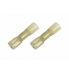 Клемма плоская полностью изолированная термоусаживаемая гнездо 6.6 мм 4-6 мм (РПи-м-т 6.0-(6.3) желтый  08-0654  REXANT