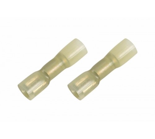 Клемма плоская полностью изолированная термоусаживаемая гнездо 6.6 мм 4-6 мм (РПи-м-т 6.0-(6.3) желтый  08-0654  REXANT