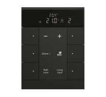 Регулятор комнатной температуры, 6-клавишный, чёрный бархат SBR/U6.0.1-885  2CKA006330A0043  ABB