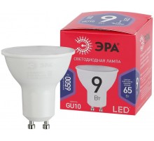 Лампа светодиодная ЭКО LED MR16-9W-865-GU10 R (диод, софит, 9Вт, хол, GU10)  Б0045352  ЭРА
