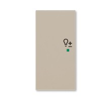 ABB Levit Кофе макиато Клавиша 2-ая левая с символом светорегулятора free@home  6220H-A02104 18  2CHH622104A4018  ABB