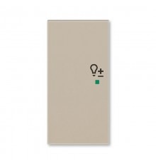 ABB Levit Кофе макиато Клавиша 2-ая левая с символом светорегулятора free@home  6220H-A02104 18  2CHH622104A4018  ABB