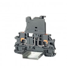 Клемма для предохранителя, зажим push-in, 2 точки подключения, 4 кв.мм, серая  IPR-4-HESI  DKC