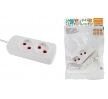 Удлинитель народный УН2 2 гнезда, 7метров, б/з, ШВВП 2х0,75 мм2 6А/250В  SQ1303-1233  TDM