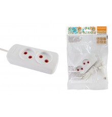 Удлинитель народный УН2 2 гнезда, 7метров, б/з, ШВВП 2х0,75 мм2 6А/250В  SQ1303-1233  TDM