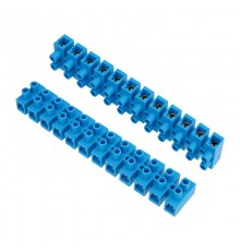 Клеммная винтовая колодка KВ-40 25-40, ток 100 A, полиэтилен синий (10 шт./уп.)  07-5040-4  REXANT