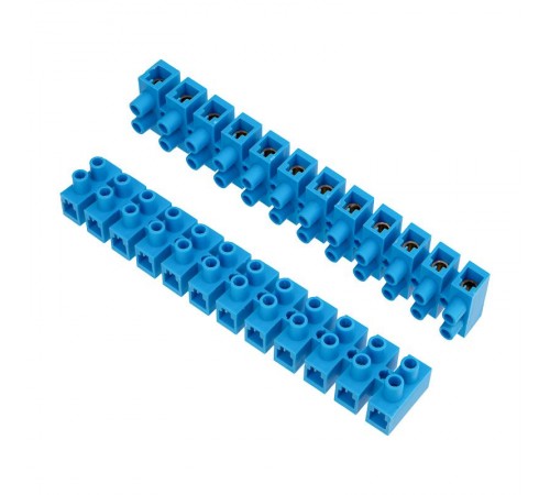 Клеммная винтовая колодка KВ-40 25-40, ток 100 A, полиэтилен синий (10 шт./уп.)  07-5040-4  REXANT