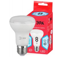 Лампа светодиодная RED LINE ECO LED R63-8W-840-E27 Е27 / Е27 8Вт рефлектор нейтральный белый свет  Б0050299  ЭРА